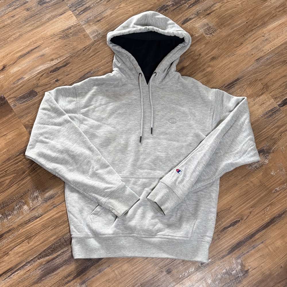 Champion Light Gray Pullover Hoodie